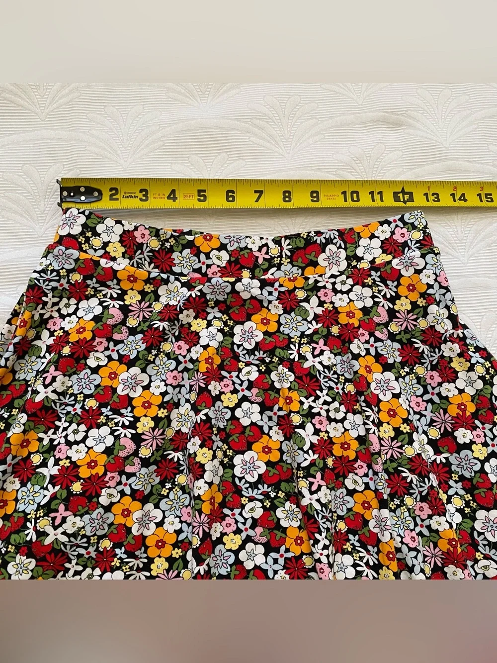 Floral Skirt With Pockets By ModCloth Size S